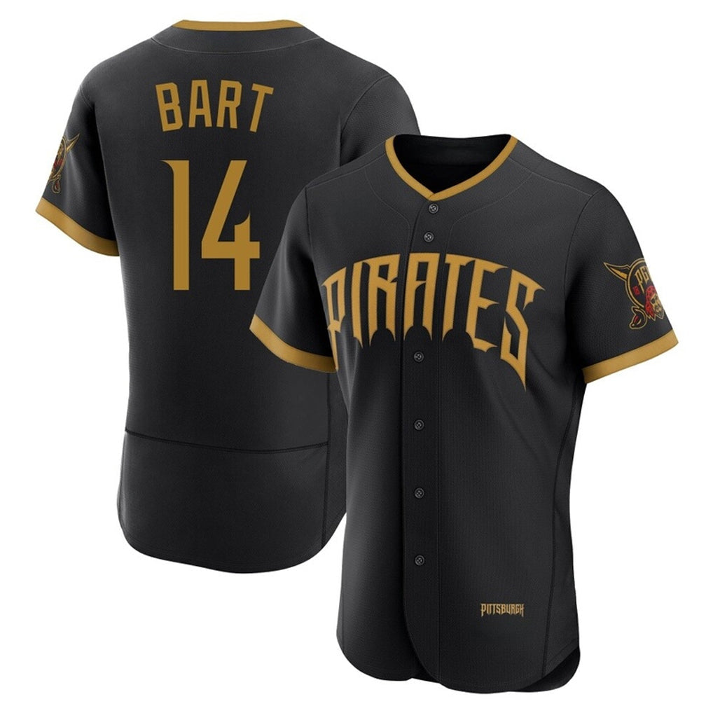 P.Pirates #14 Joey Bart Player Black 2026 City Connect Home Limited Elite Stitched Jerseys