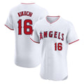 LA.Angels #16 Yusei Kikuchi Player White Limited Elite Gdoa Stitched Home Jerseys