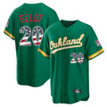 Athletics #20 Zack Gelof Player Kelly Green USA 250 Fourth of July Home Game Gdoa250Ys Stitched Jerseys