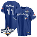 T.Blue Jays #11 Bo Bichette Player Royal 2025 World Series Limited Home Gdoa Stitched Jerseys