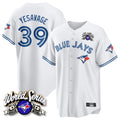 T.Blue Jays #39 Trey Yesavage Player White 2025 American League Limited All Stitched Jerseys