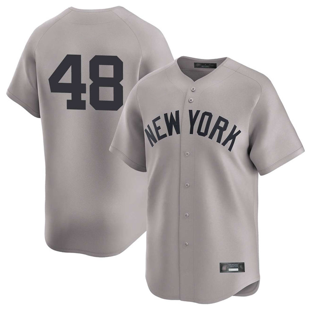 NY.Yankees #48 Paul Goldschmidt Player Gray Limited Home Stitched Jerseys