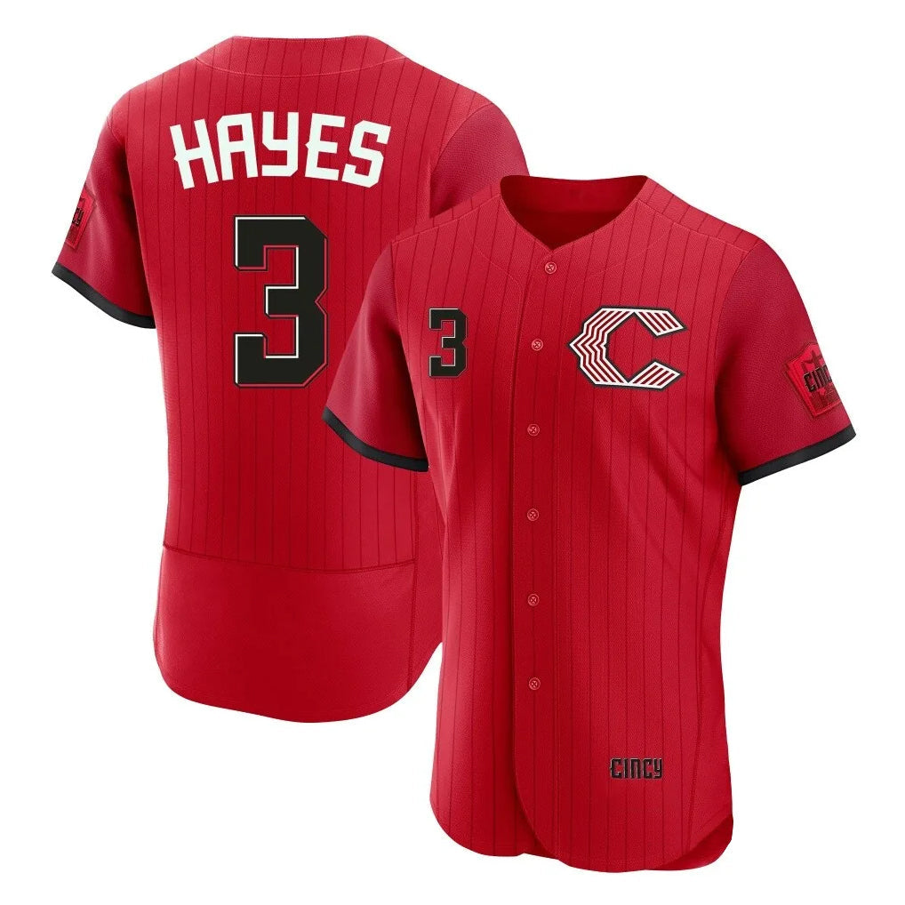 C.Reds #3 Ke'Bryan Hayes Player Red 2026 City Connect Limited Elite Home Gdoa Stitched Jerseys
