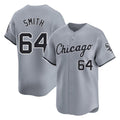 C.White Sox #64 Shane Smith Player Gray Road Limited Home Gdoa Stitched Jerseys