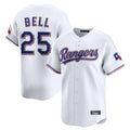 T.Rangers #25 Buddy Bell Player White Home Limited Stitched Jerseys