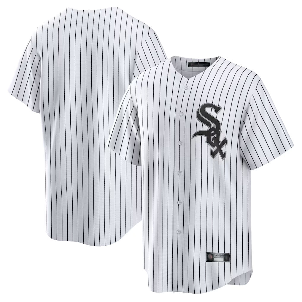 C.White Sox ## White Sox Blank Player White Stripe Home Game Gdoa Stitched Jerseys
