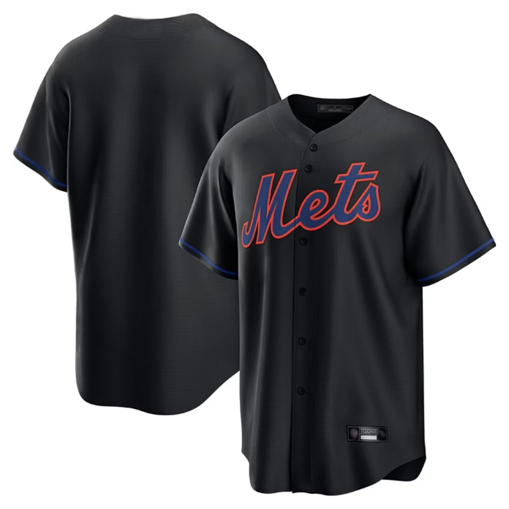 NY.Mets ## Mets Blank Player Black Alternate Home Game Stitched Jerseys