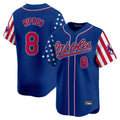 B.Orioles #8 Cal Ripken Player Royal Independence Day Vapor Premier Limited Home Game Gdoa Stitched Jerseys