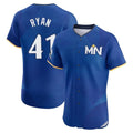 M.Twins #41 Joe Ryan Player Royal City Connect Limited Elite Home Gdoa Stitched Jerseys