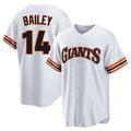 SF.Giants #14 Patrick Bailey Player White Home Game Gdoa Stitched Jerseys