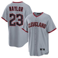 C.Guardians #23 Bo Naylor Player Gray Home Game Gdoa Stitched Jerseys