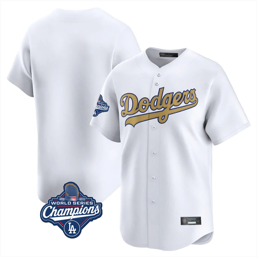 LA.Dodgers ## Dodgers Blank Player Gold Collection Limited Home World Series Meet Gdoa Stitched Jerseys