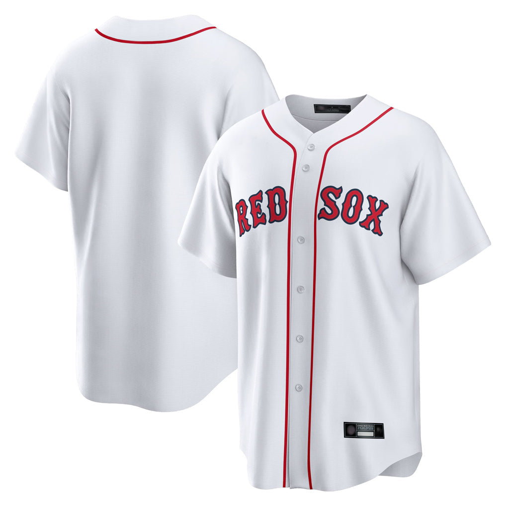 B.Red Sox ## Red Sox Blank Player White Home Game Gdoa Stitched Jerseys