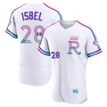 KC.Royals #28 Kyle Isbel Player White 2026 City Connect Limited Elite Home Gdoa Stitched Jerseys