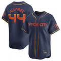 H.Astros #44 Yordan Alvarez Player Navy City Connect Limited Home Game Gdoa Stitched Jerseys