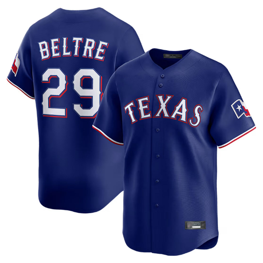 T.Rangers #29 Adrian Beltre Player Royal Home Limited Stitched Jerseys