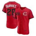 C.Reds #28 Eugenio Su¨¢rez Player Red 2026 City Connect Limited Elite Home Gdoa Stitched Jerseys