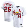 St. Louis Cardinals #26 JJ Wetherholt Player White Home Limited Stitched Jerseys