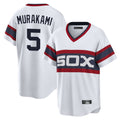 C.White Sox #5 Munetaka Murakami Player White T-shirt Home Game Gdoa Stitched Jerseys