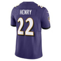 B.Ravens #22 Derrick Henry Purple Vapor F.U.S.E. Limited Jersey Stitched American Football Jerseys