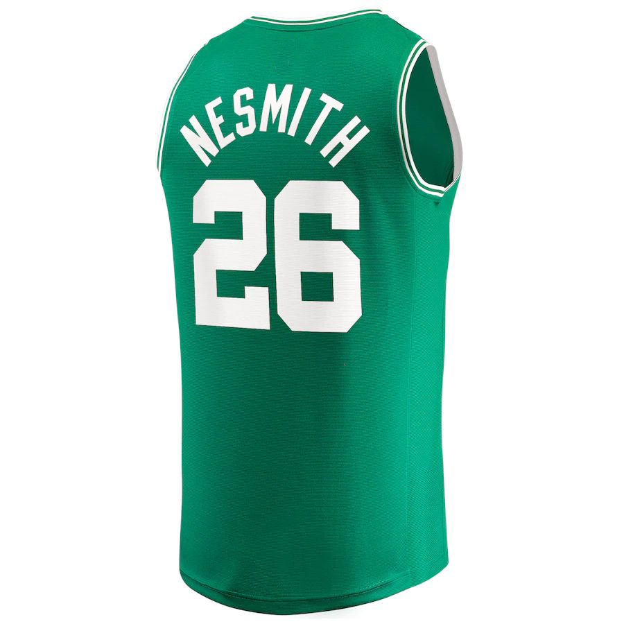 B.Celtics #26 Aaron Nesmith Supporters Branded 2020 Draft First Round Pick Fast Break Replica Jersey Green Icon Edition Stitched American Basketball Jersey