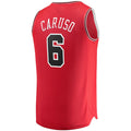 C.Bulls #6 Alex Caruso Supporters Branded 2021-22 Fast Break Replica Jersey Icon Edition  Red Stitched American Basketball Jersey