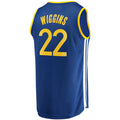 G.State Warriors #22 Andrew Wiggins Supporters Branded 2020-21 Fast Break Replica Jersey Icon Edition Royal Stitched American Basketball Jersey