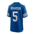 IN. Colts #5 Anthony Richardson 2023 Draft First Round Pick Alternate Game Jersey - Royal Stitched American Football Jerseys