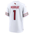 A.Cardinals #1 Kyler Murray White Game Player Stitched American Football Jerseys