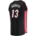 M.Heat #13 Bam Adebayo Supporters Branded Fast Break Player Jersey Icon Edition  Black Stitched American Basketball Jersey