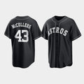 Baseball Houston Astros Lance McCullers 2021 All Black Fashion Jersey