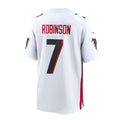 A.Falcons #7 Bijan Robinson  Draft First Round Pick Game Jersey - White Stitched American Football Jerseys