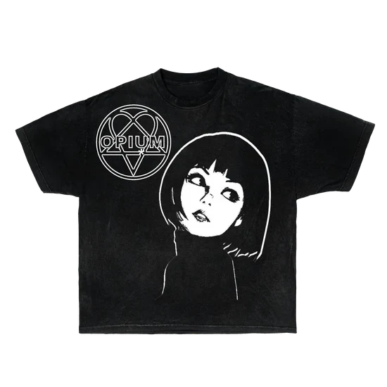 T-Shirt Black Heart Streetwear Tee