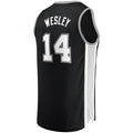 S.Antonio Spurs Supporters Branded 2022 Draft First Round Pick Fast Break Replica Player Jersey Icon Edition Black Stitched American Basketball Jersey