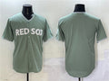Boston Red Sox Blank Green 2025 City Connect Limited Stitched Baseball Jersey