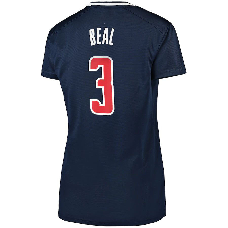W.Wizards  #3 Bradley Beal Supporters Branded Women's Fast Break Player Jersey Statement Edition Navy Stitched American Basketball Jersey