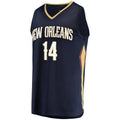 NO.Pelicans #14 Brandon Ingram Supporters Branded  Fast Break Replica Jersey Navy Icon Edition Stitched American Basketball Jersey