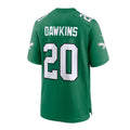 P.Eagles #20 Brian Dawkins Alternate Retired Player Game Jersey - Kelly Green  Stitched American Football Jerseys