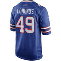 B.Bills #49 Tremaine Edmunds Royal Game Player Jersey American Stitched Football Jerseys