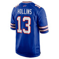 B.Bills #13 Mack Hollins Game Jersey - Royal Football Jerseys