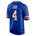B.Bills #4 James Cook Royal Game Player Jersey American Stitched Football Jerseys