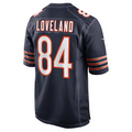 C.Bears #84 Colston Loveland Navy 2025 Draft First Round Pick Game American Football Jerseys