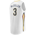 NO.Pelicans #3 C.J. McCollum Supporters Branded 2022-23 Fast Break Replica Jersey  White Association Edition Stitched American Basketball Jersey