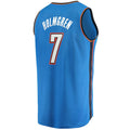 OC.Thunder #7 Chet Holmgren Supporters Branded 2022 Draft First Round Pick Fast Break Replica Jersey Icon Edition Blue Stitched American Basketball Jersey