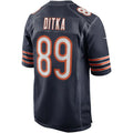 C.Bears #89 Mike Ditka Navy Game Retired Player Jersey Stitched American Football Jerseys