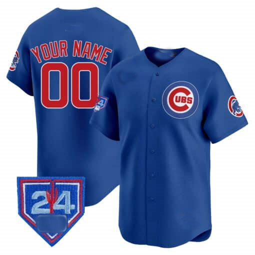 Custom Chicago Cubs 2024 Spring Training Patch Vapor Premier Limited¨C All Stitched Baseball Jersey