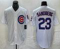 Chicago Cubs #23 Ryne Sandberg White Stitched Cool Base Jersey Baseball Jerseys