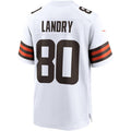 C.Browns #80 Jarvis Landry White Game Jersey Stitched American Football Jerseys