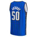 O.Magic #50 Cole Anthony Supporters Branded 2022-23 Fast Break Replica Jersey Statement Edition Blue Stitched American Basketball Jersey