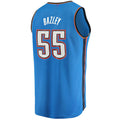 OC.Thunder #55 Darius Bazley Supporters Branded 2021-22 Fast Break Replica Jersey Icon Edition Blue Stitched American Basketball Jersey